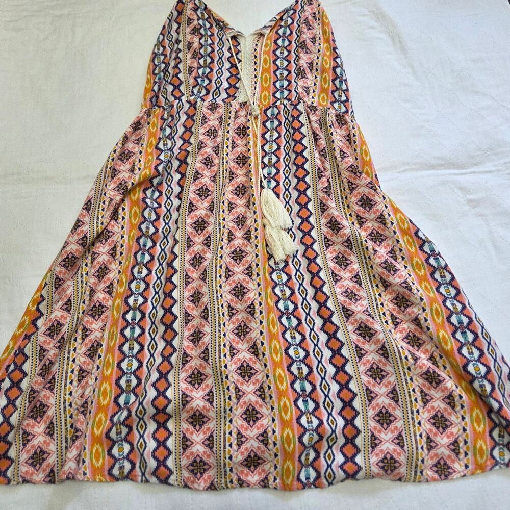 No Boundaries Woman's Multi-Colored Above Knee Summer Dress size L